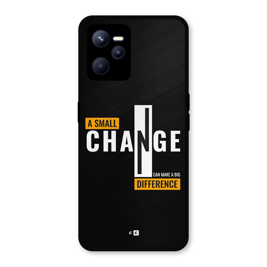 A Small Change Metal Back Case for Realme C35