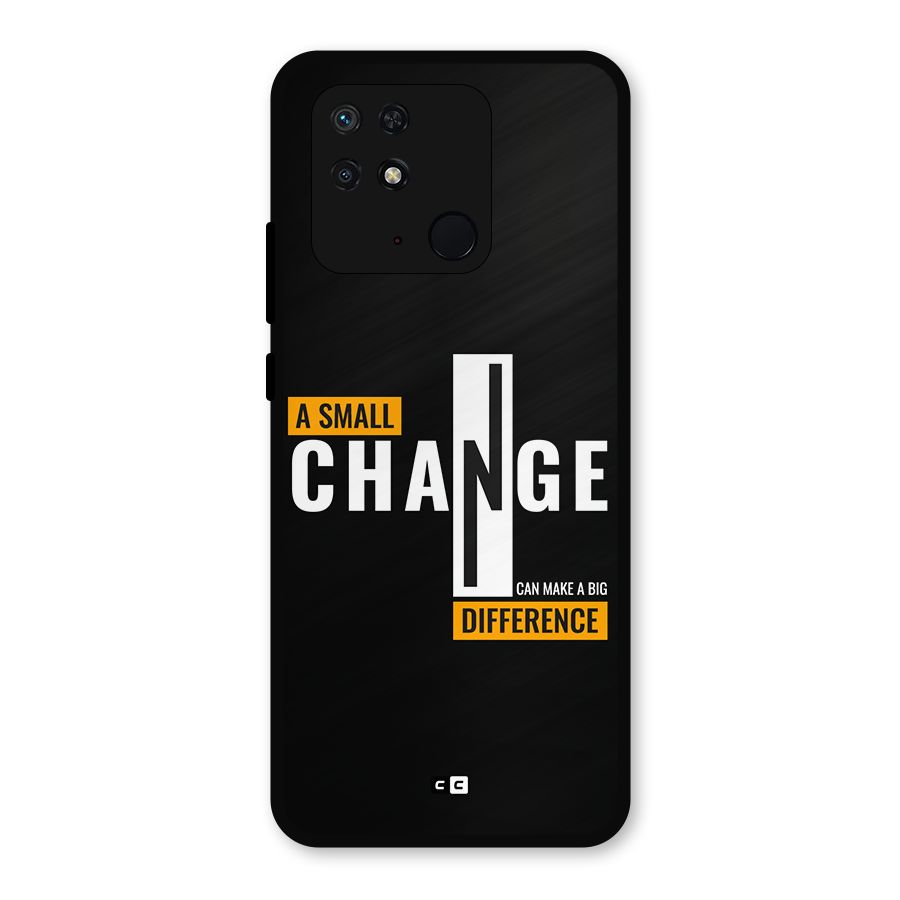 A Small Change Metal Back Case for Redmi 10
