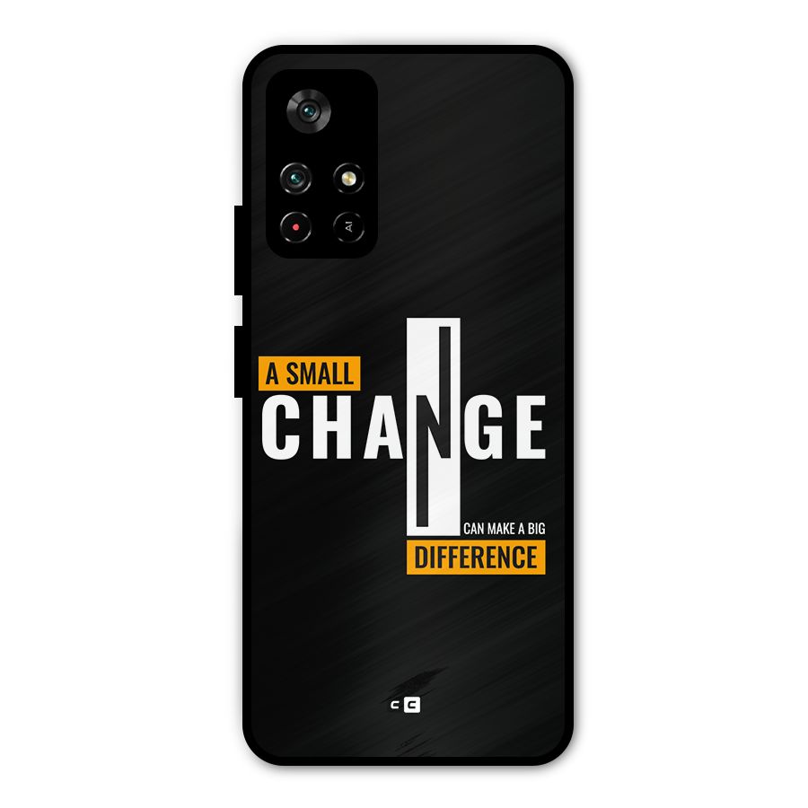 A Small Change Metal Back Case for Redmi Note 11T 5G