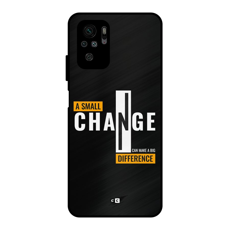 A Small Change Metal Back Case for Redmi Note 11 SE