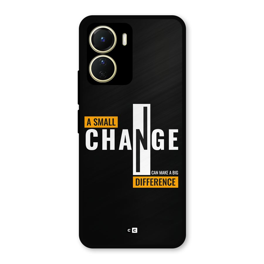 A Small Change Metal Back Case for Vivo Y16