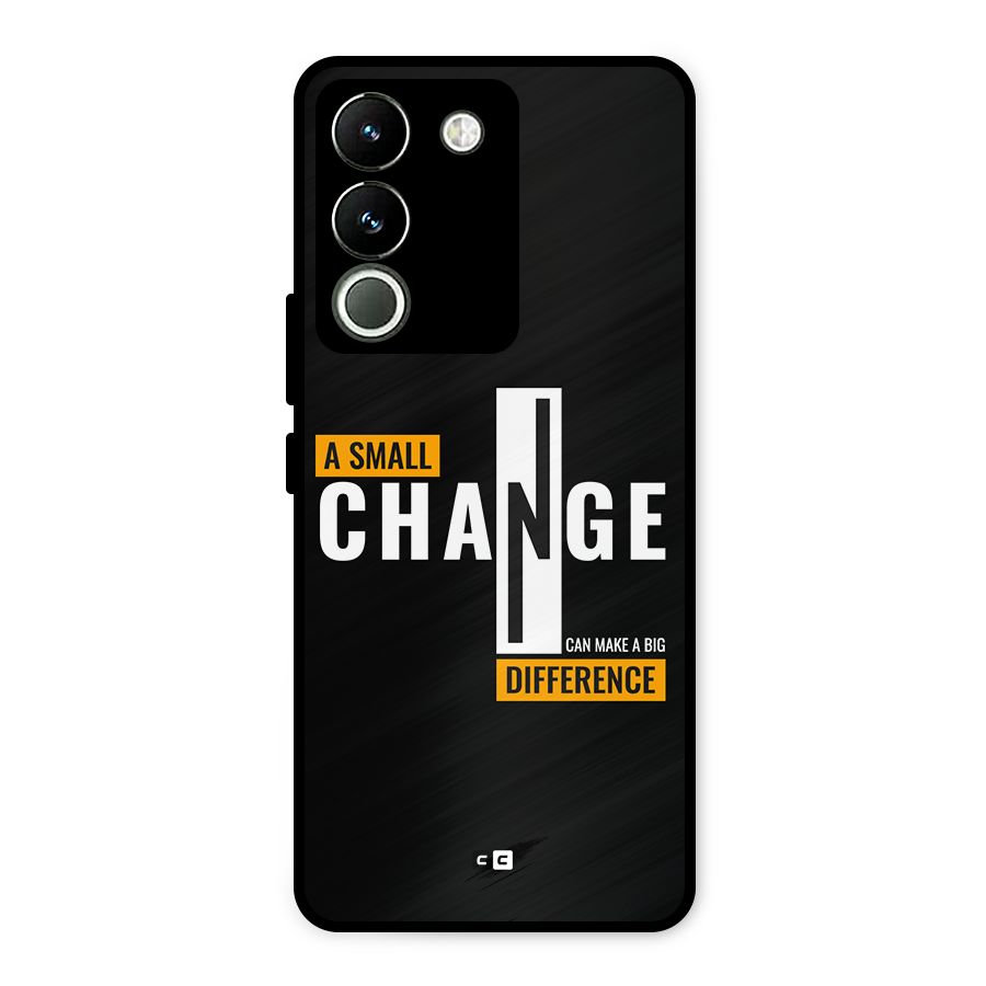 A Small Change Metal Back Case for Vivo Y200