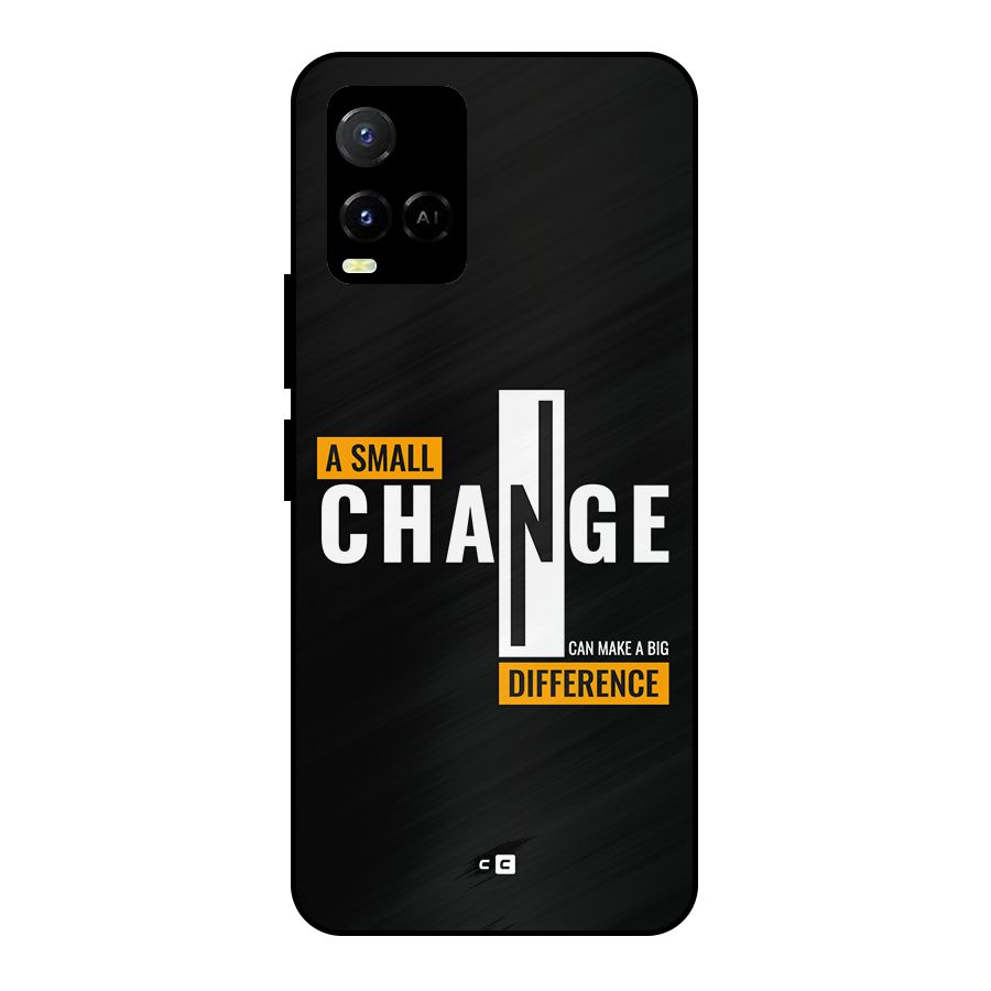 A Small Change Metal Back Case for Vivo Y21