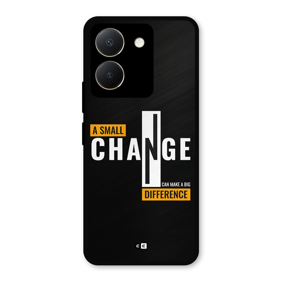 A Small Change Metal Back Case for Vivo Y36