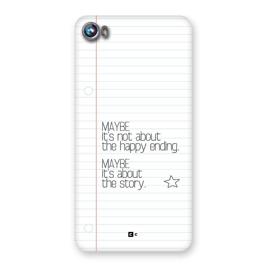 About Story Back Case for Canvas Fire 4 (A107)