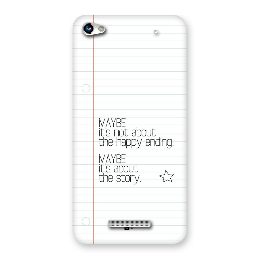 About Story Back Case for Canvas Hue 2 A316