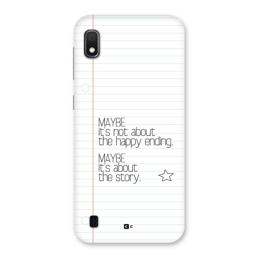 About Story Back Case for Galaxy A10