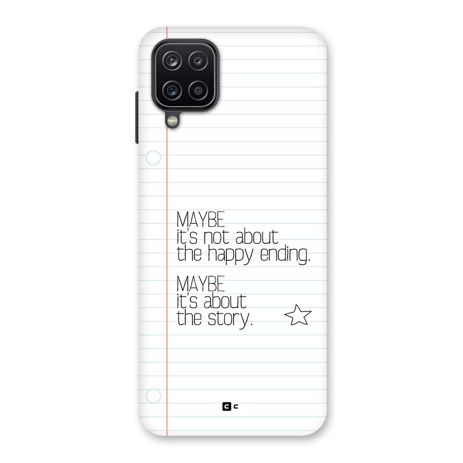 About Story Back Case for Galaxy A12