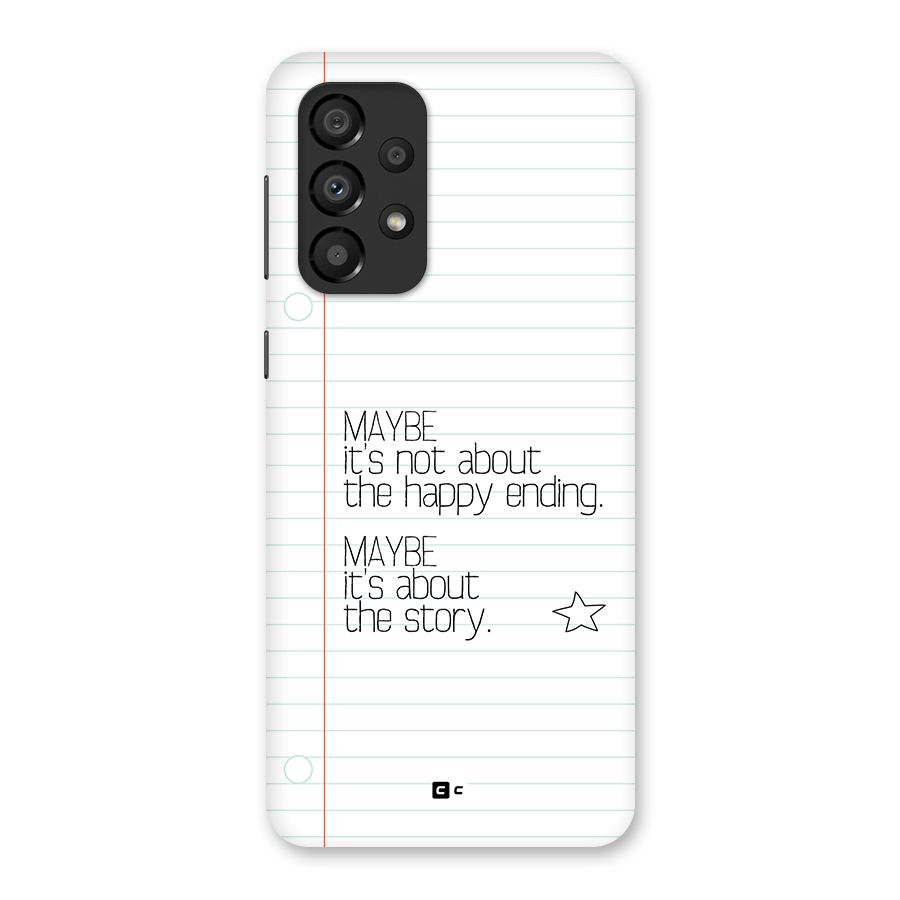 About Story Back Case for Galaxy A33 5G
