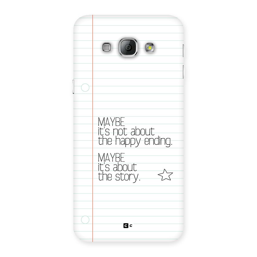 About Story Back Case for Galaxy A8