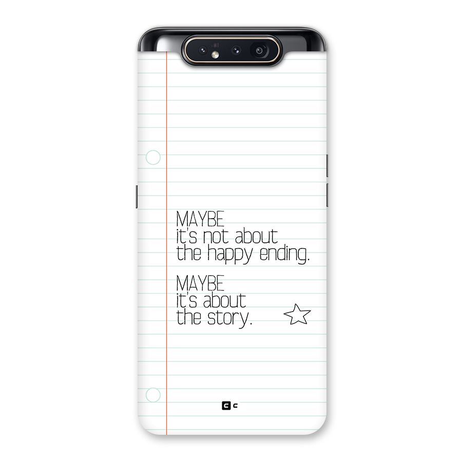 About Story Back Case for Galaxy A80