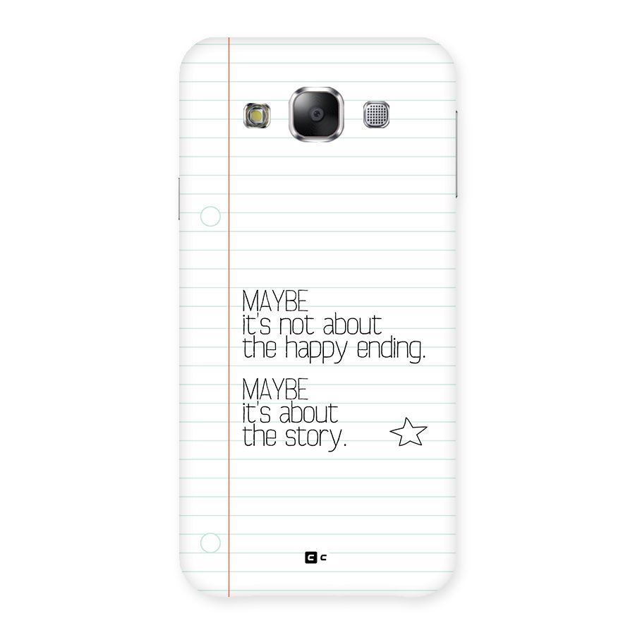 About Story Back Case for Galaxy E5