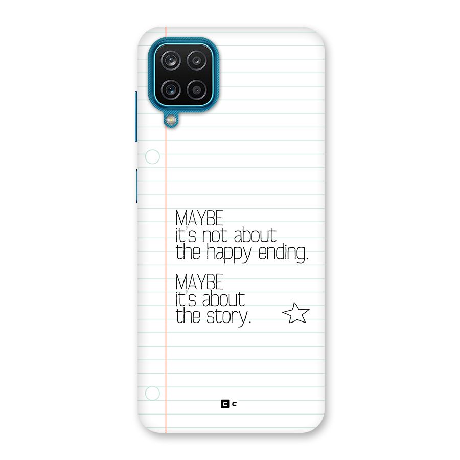 About Story Back Case for Galaxy F12