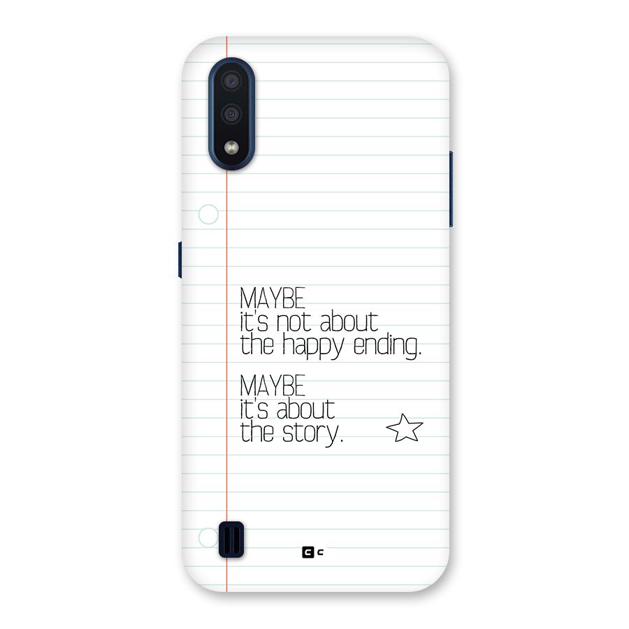 About Story Back Case for Galaxy M01
