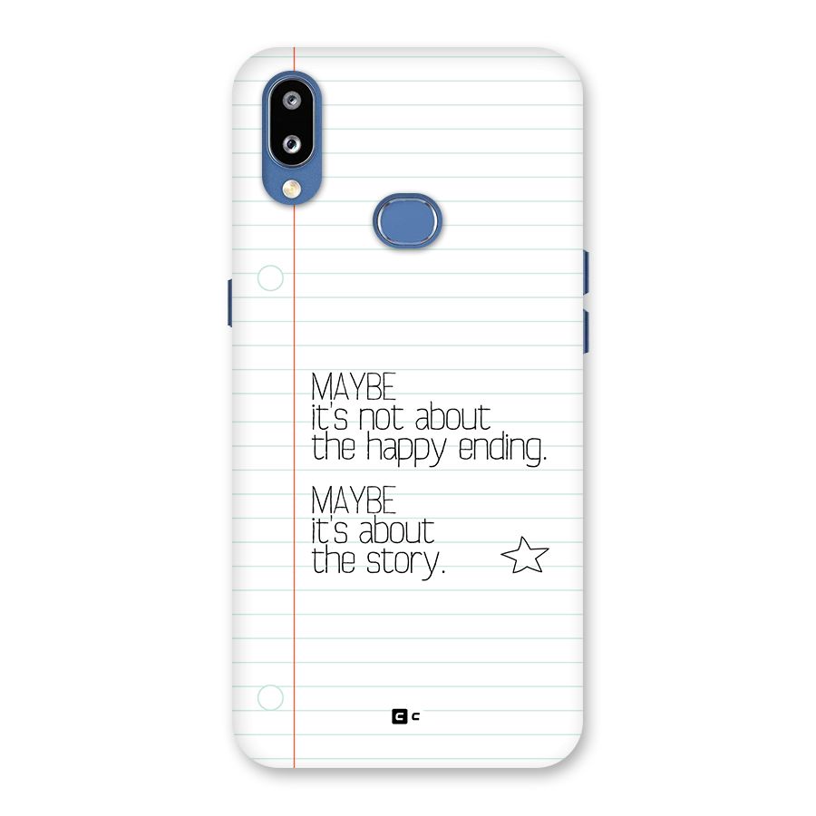 About Story Back Case for Galaxy M01s