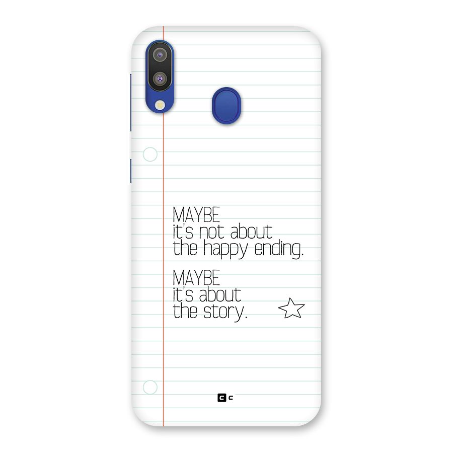 About Story Back Case for Galaxy M20