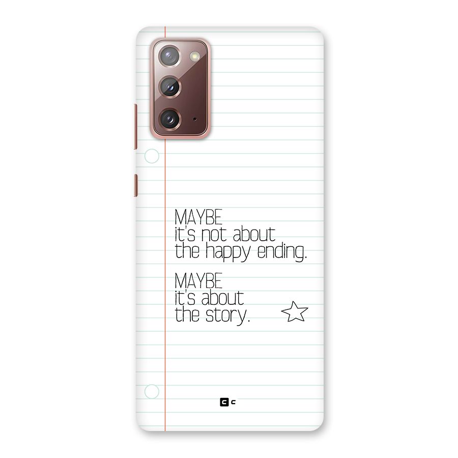 About Story Back Case for Galaxy Note 20