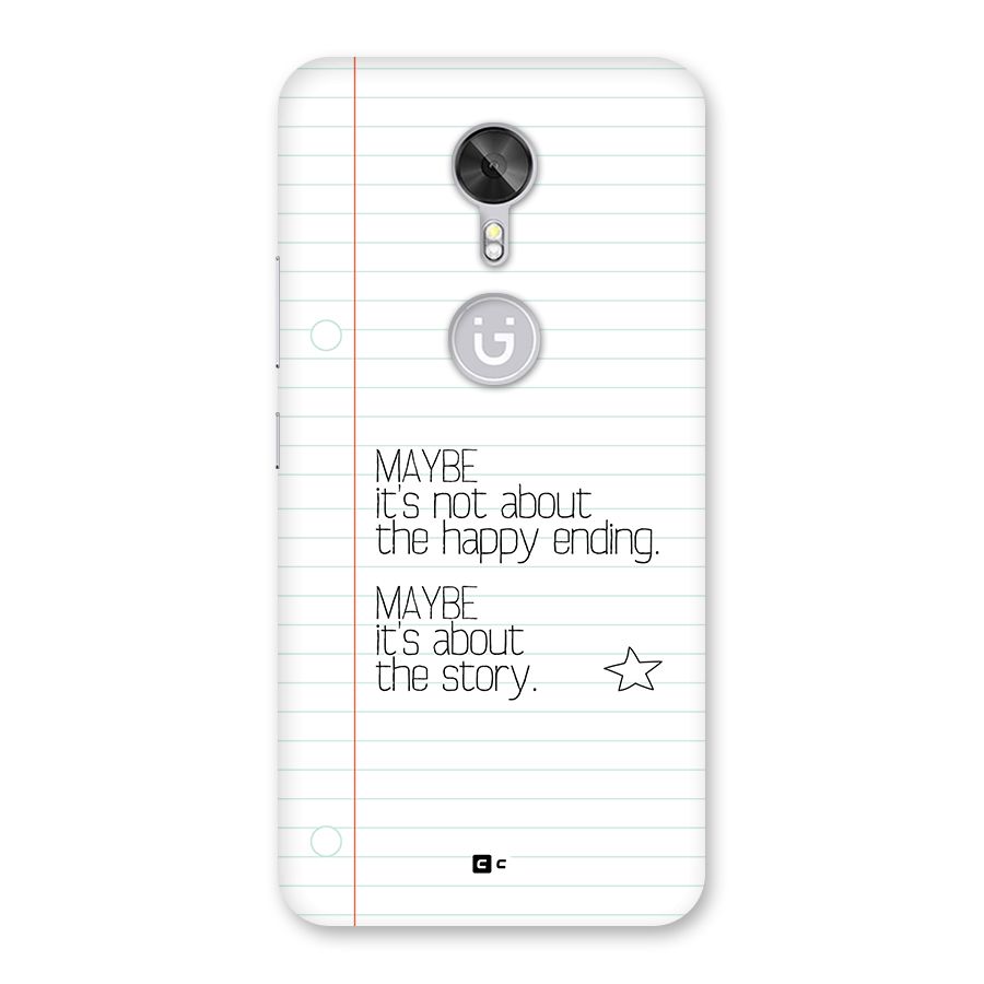 About Story Back Case for Gionee A1