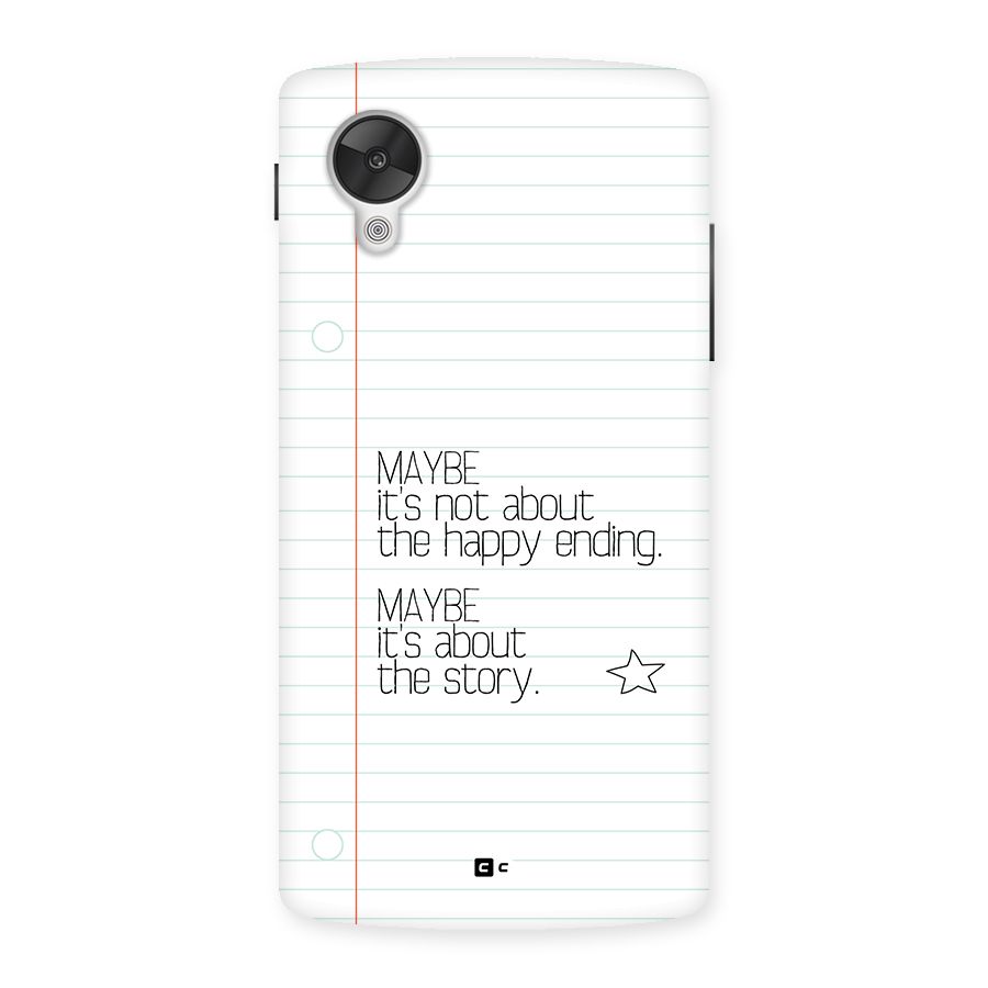 About Story Back Case for Google Nexus 5