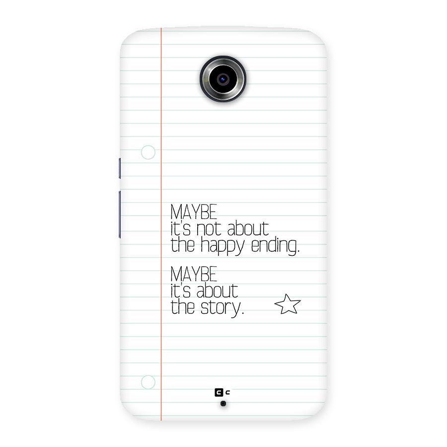 About Story Back Case for Google Nexus 6