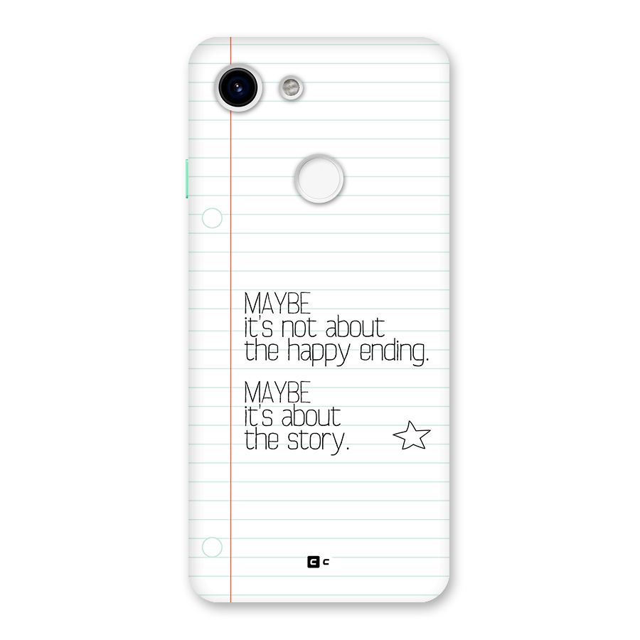 About Story Back Case for Google Pixel 3