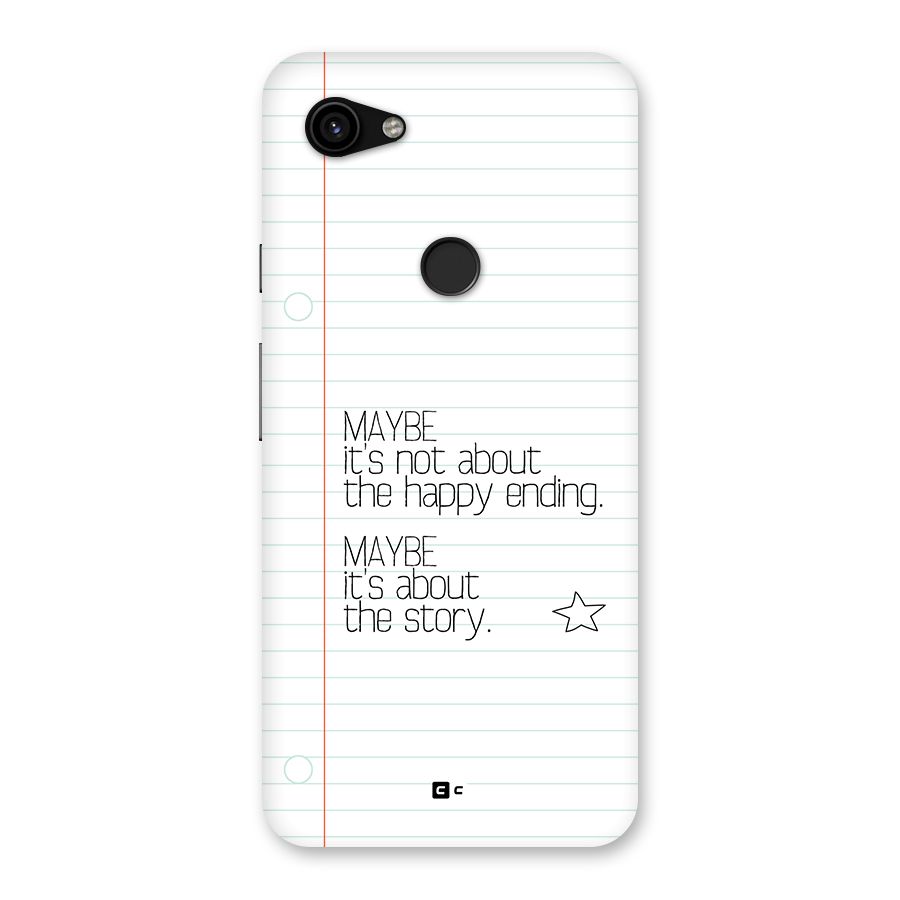 About Story Back Case for Google Pixel 3a XL