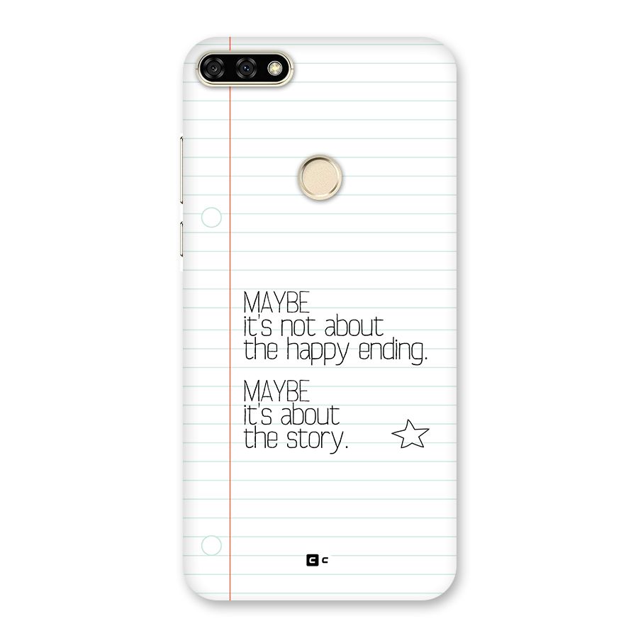 About Story Back Case for Honor 7A