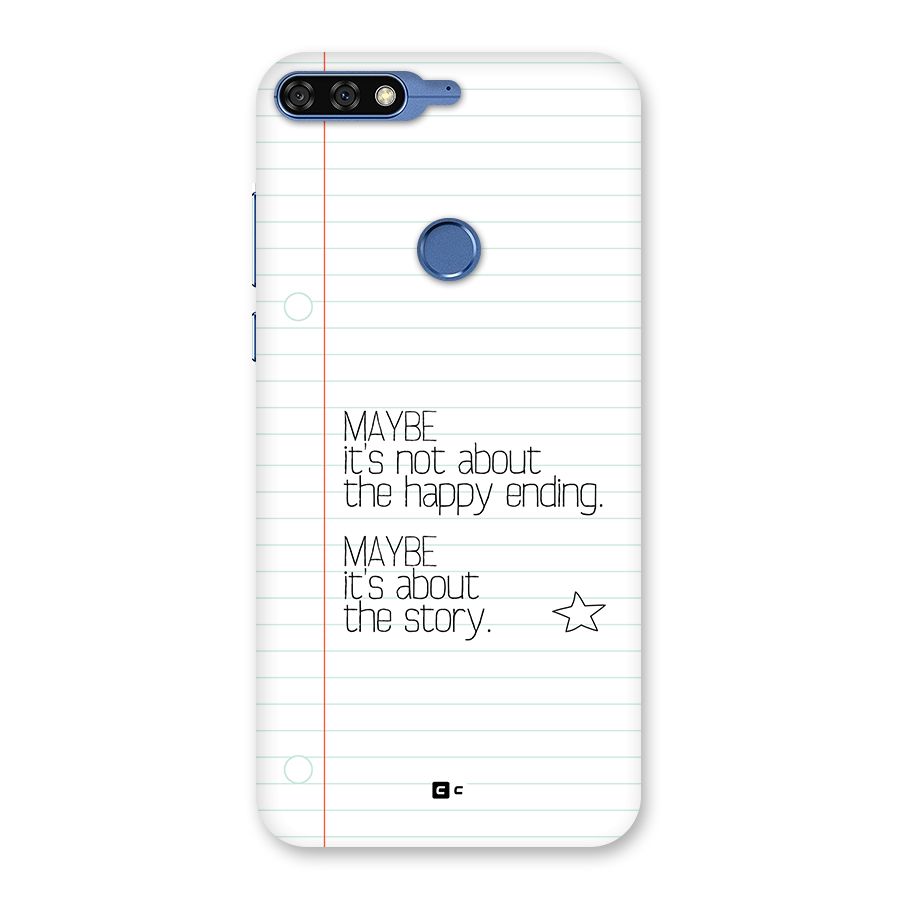 About Story Back Case for Honor 7C