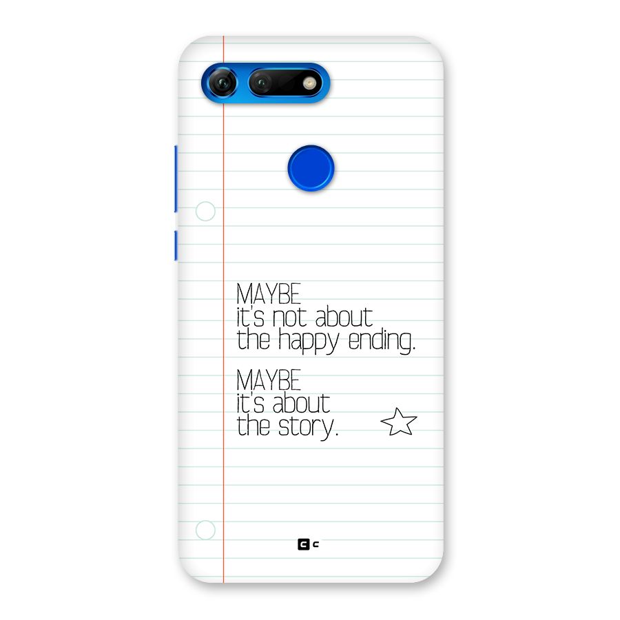 About Story Back Case for Honor View 20