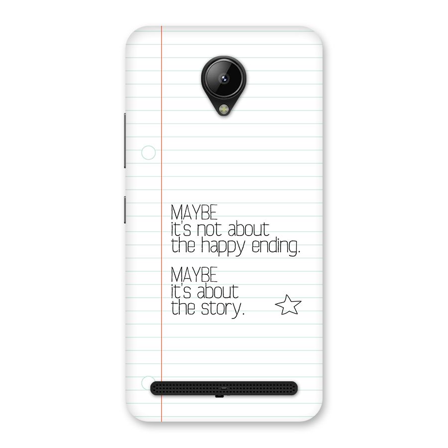 About Story Back Case for Lenovo C2