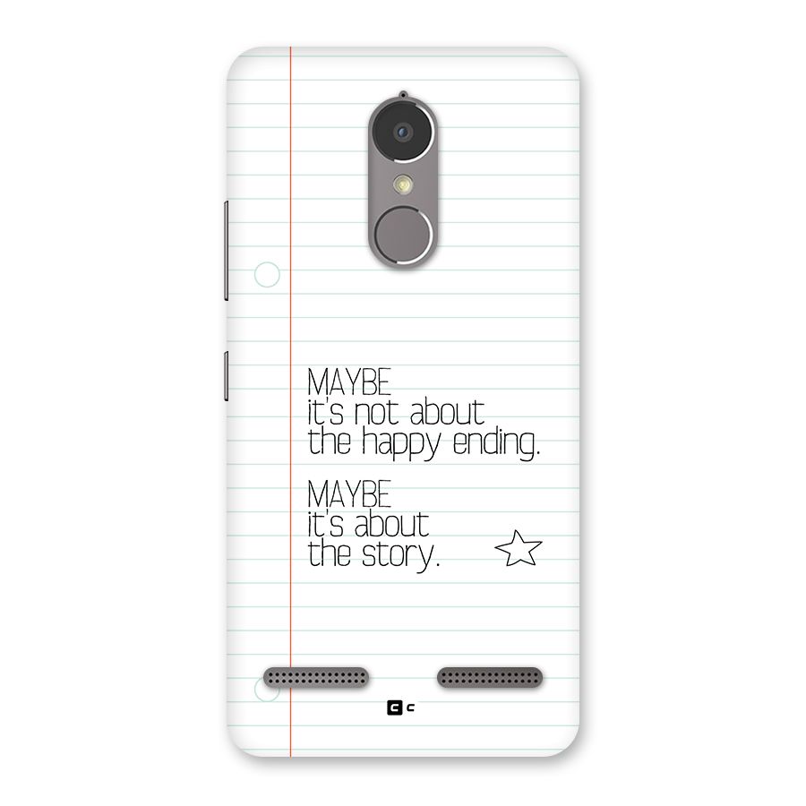 About Story Back Case for Lenovo K6