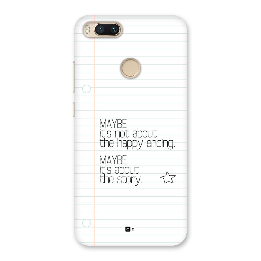 About Story Back Case for Mi A1