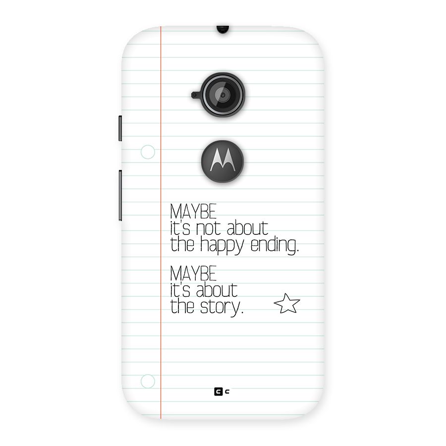 About Story Back Case for Moto E 2nd Gen