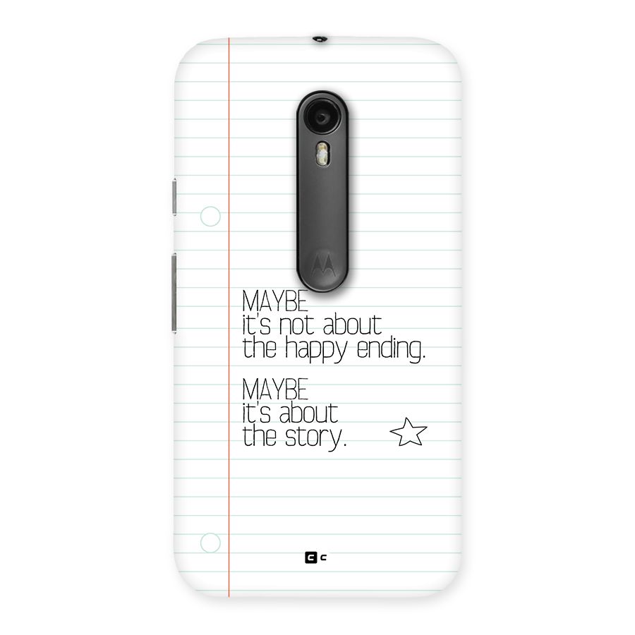 About Story Back Case for Moto G3