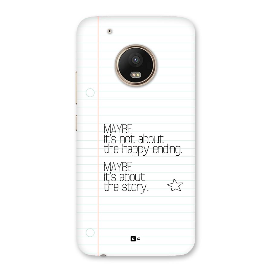 About Story Back Case for Moto G5 Plus