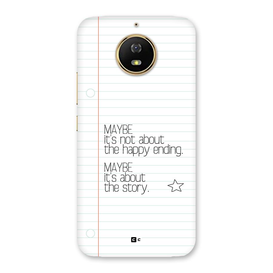 About Story Back Case for Moto G5s