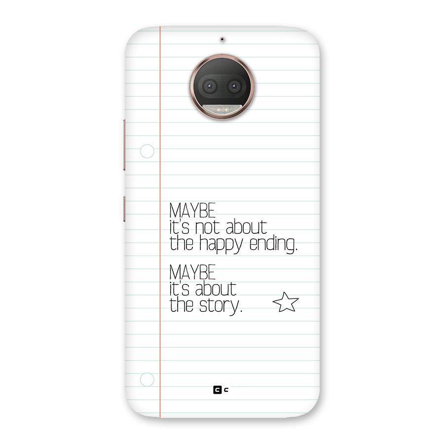 About Story Back Case for Moto G5s Plus