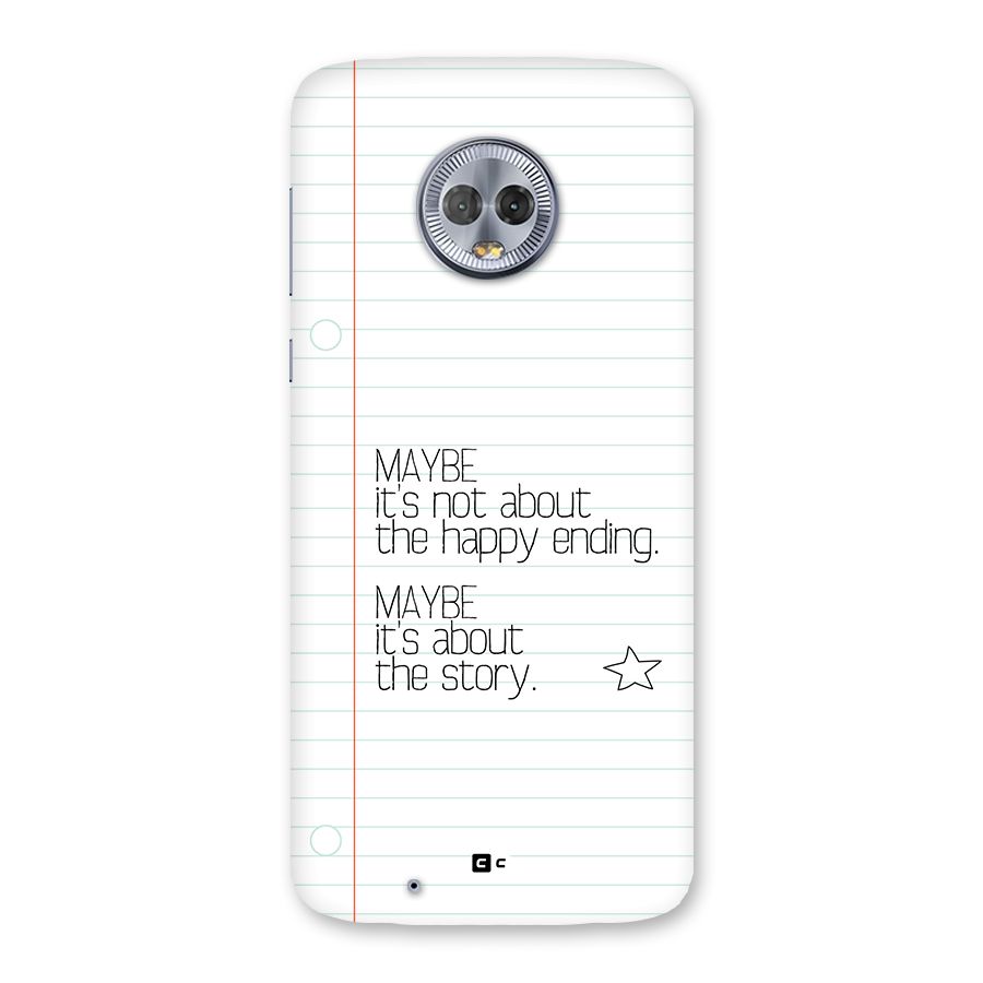 About Story Back Case for Moto G6