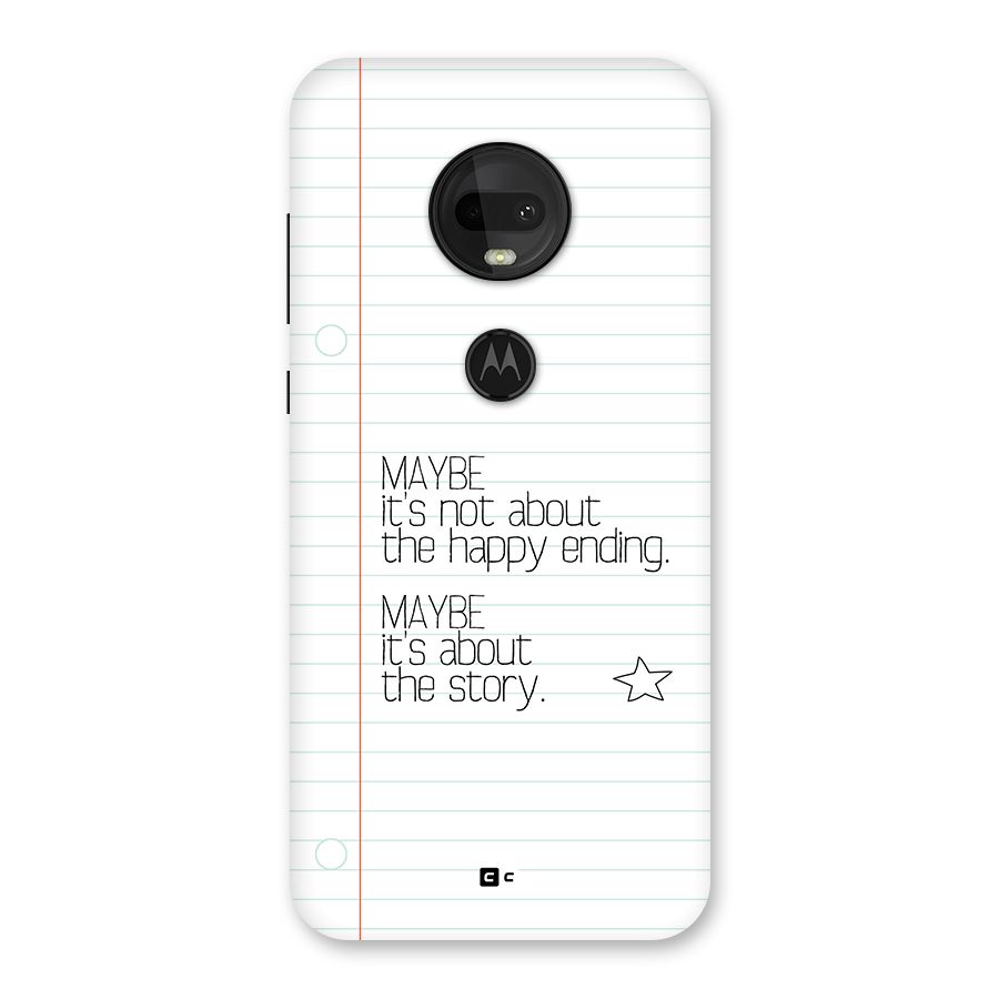 About Story Back Case for Moto G7