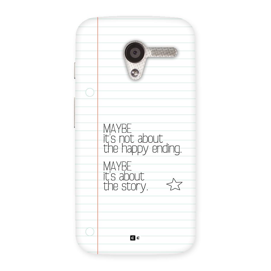 About Story Back Case for Moto X