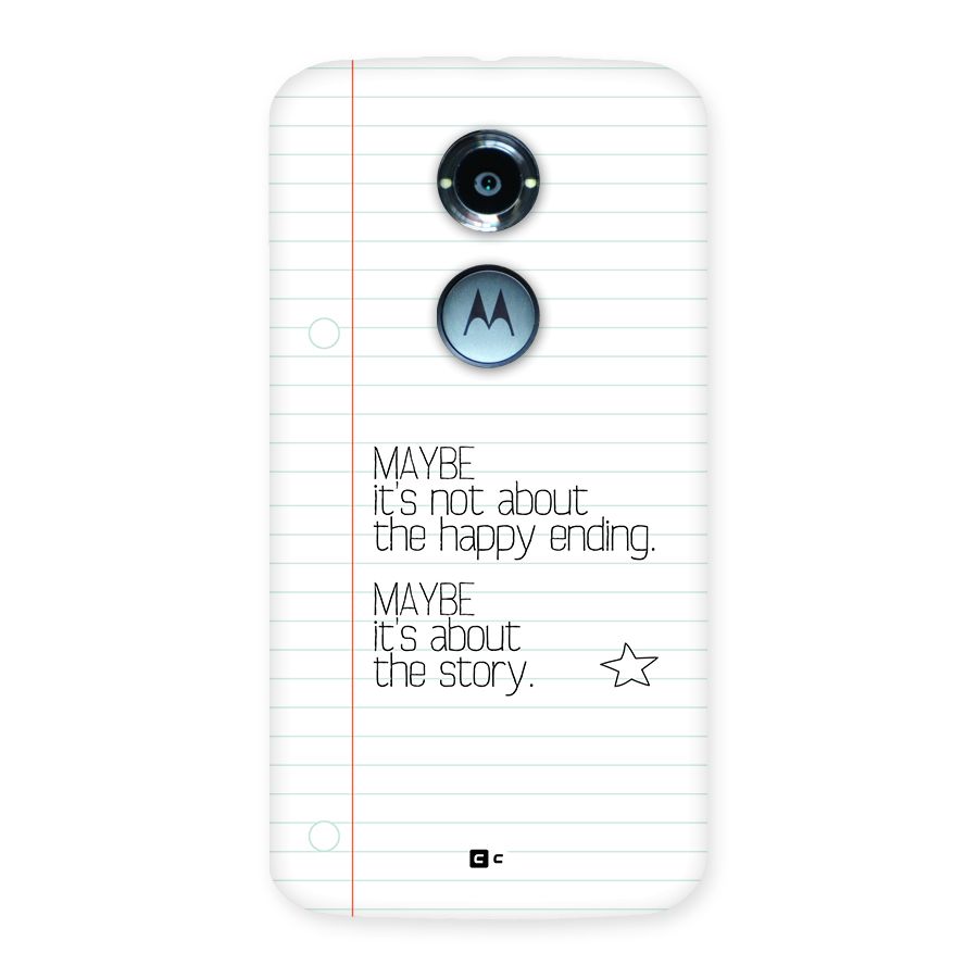 About Story Back Case for Moto X2