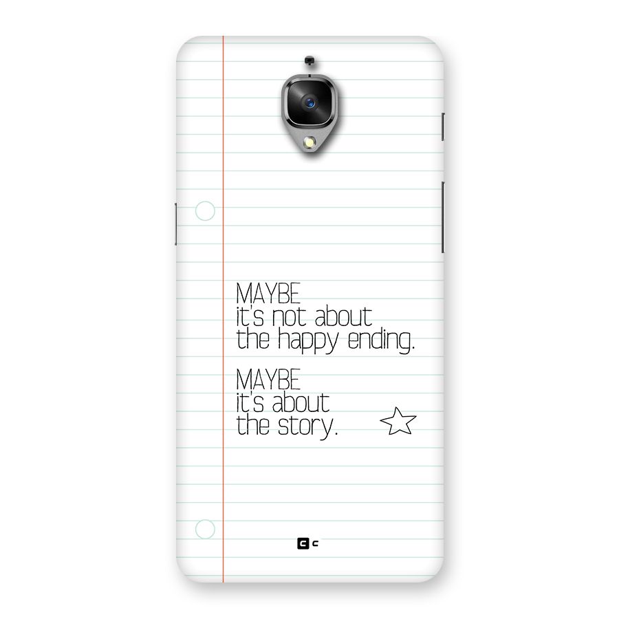 About Story Back Case for OnePlus 3