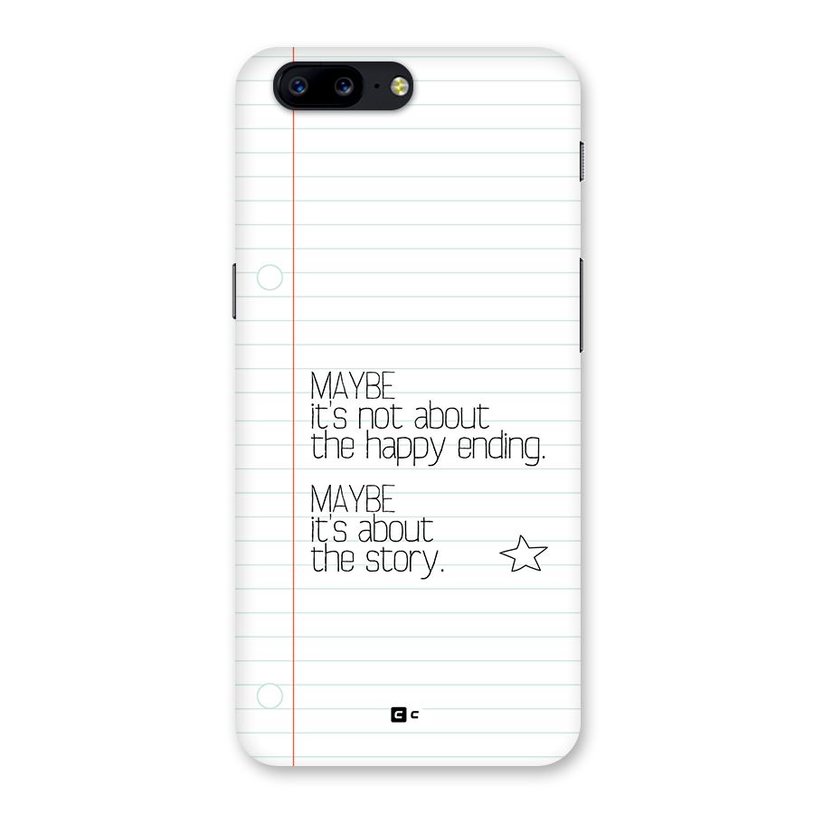 About Story Back Case for OnePlus 5