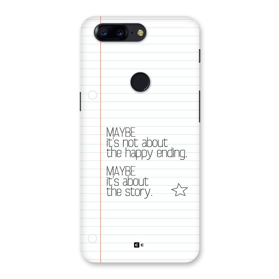 About Story Back Case for OnePlus 5T