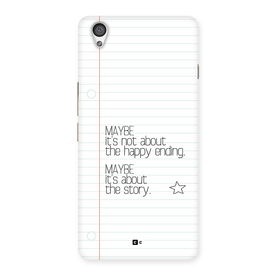 About Story Back Case for OnePlus X