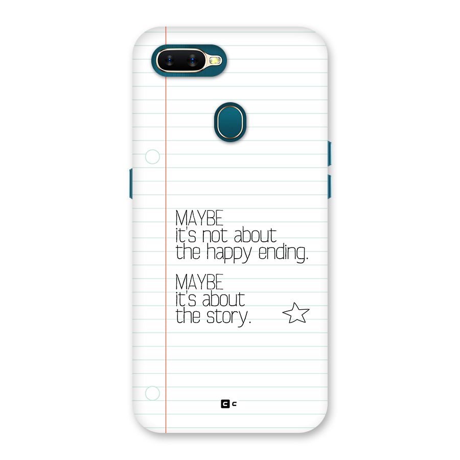 About Story Back Case for Oppo A11k