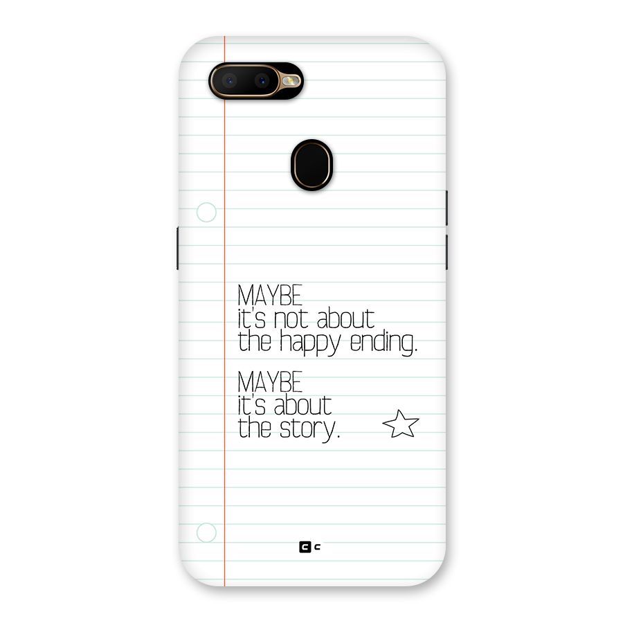 About Story Back Case for Oppo A5s