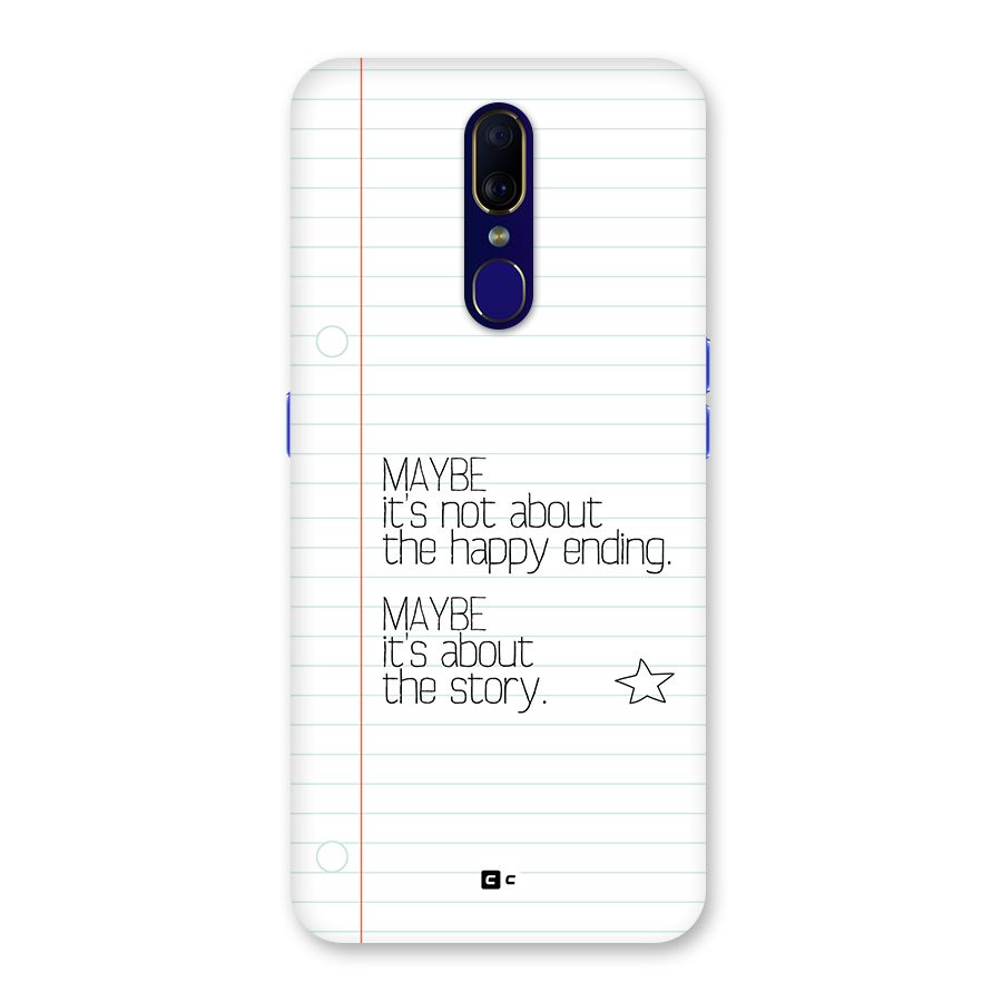 About Story Back Case for Oppo A9