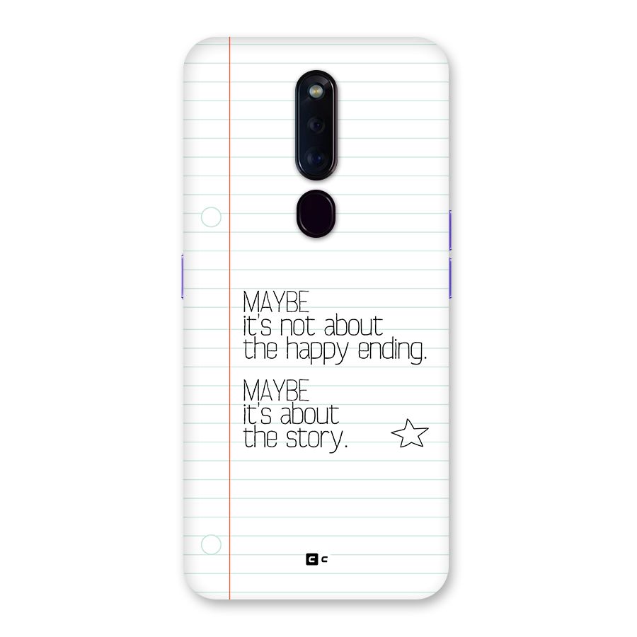About Story Back Case for Oppo F11 Pro