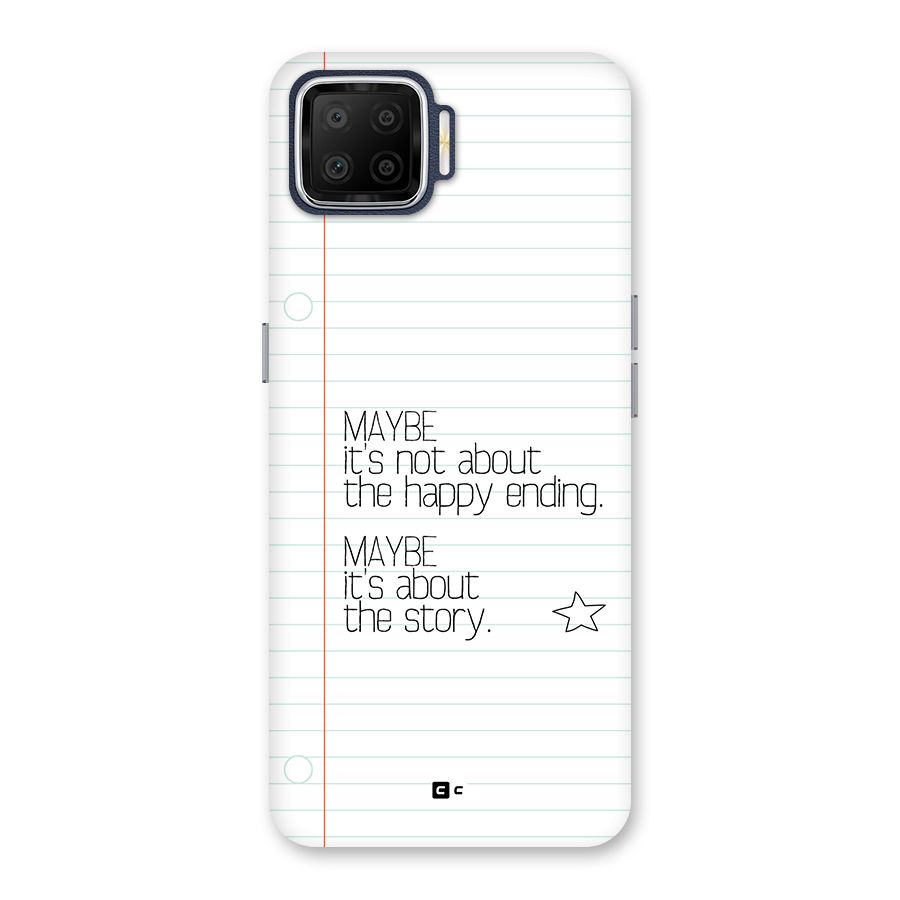 About Story Back Case for Oppo F17